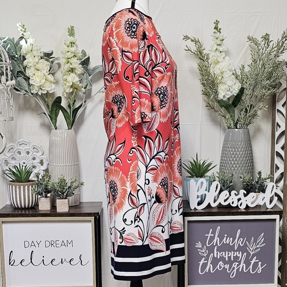 ELIZA J | (STYLE#EJ6M1087) VIBRANT FLORAL SHEATH DRESS - Picture 10 of 16